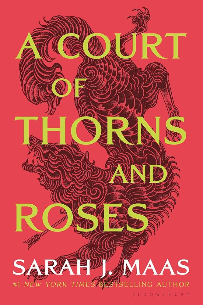 a court of thorns and roses review - A Court of Thorns and Roses by Sarah J. Maas book cover.